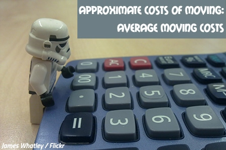 Approximate costs of moving house