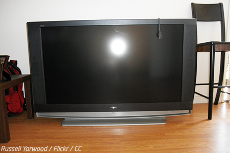 How to pack a TV for moving