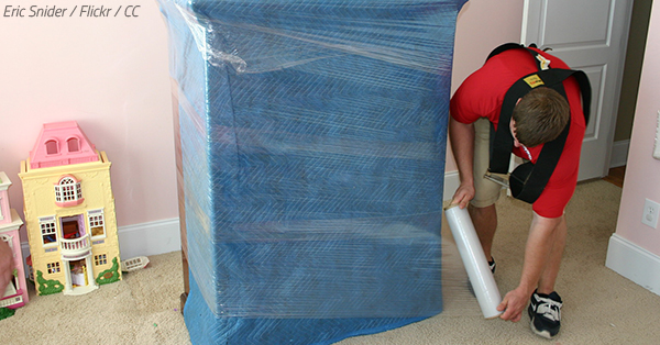 How to Use Plastic Wrap for Moving