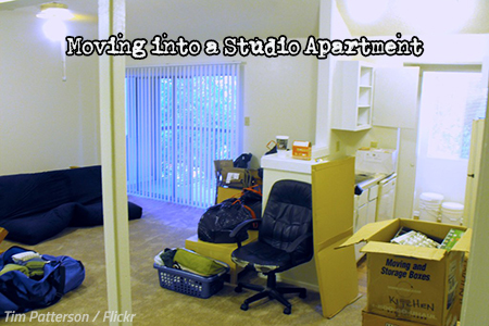 How to move into a studio apartment